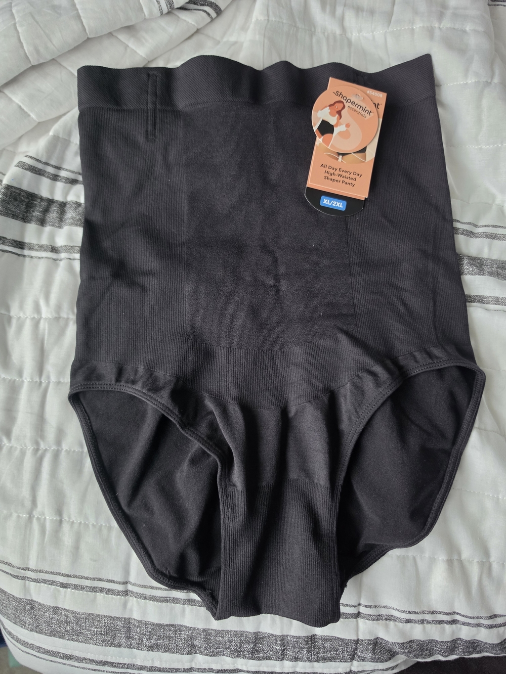 NWT Shapermint High-Waist Shaping Briefs - Black XL